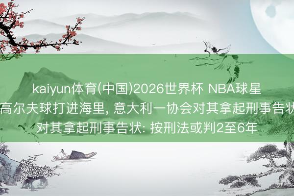 kaiyun体育(中国)2026世界杯 NBA球星詹姆斯度假时将多个高尔夫球打进海里， 意大利一协会对其拿起刑事告状: 按刑法或判2至6年